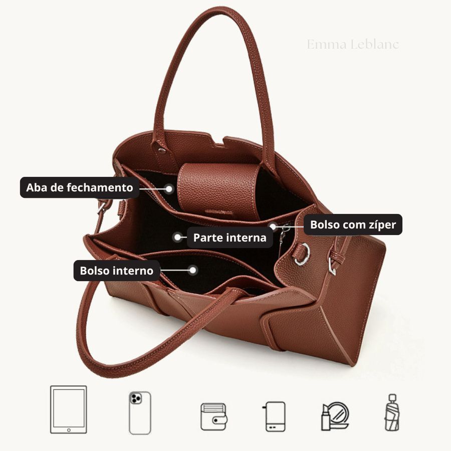 Genuine Leather Tote Bag – Mavie