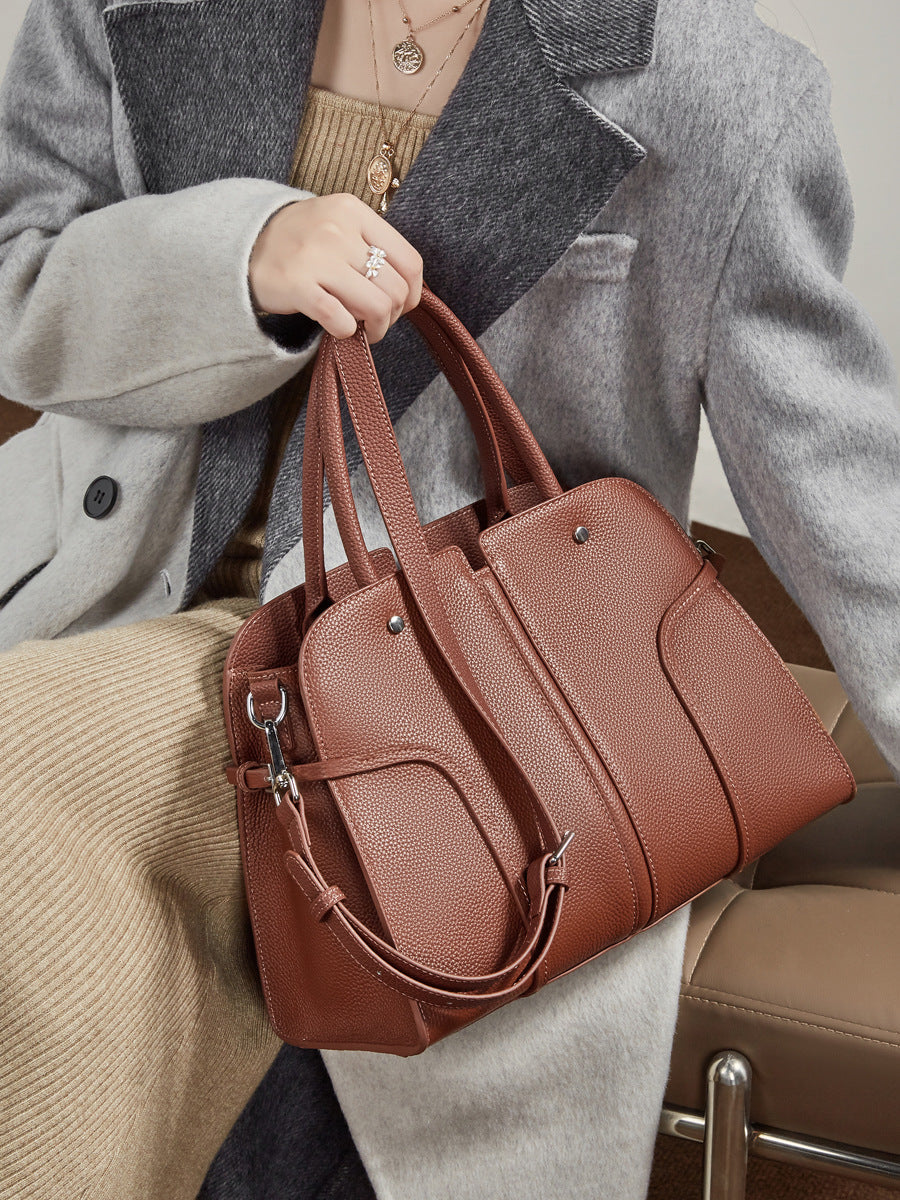 Genuine Leather Tote Bag – Mavie