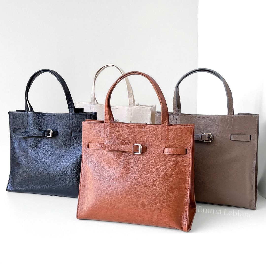 Genuine Leather Tote Bag – Milão