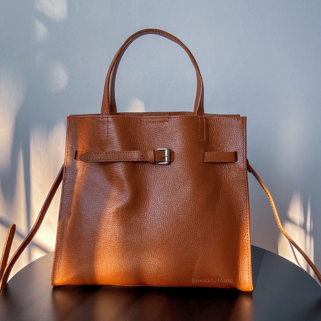 Genuine Leather Tote Bag – Milão