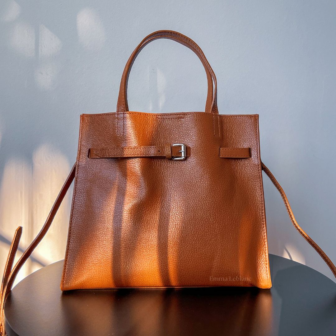 Genuine Leather Tote Bag – Milão
