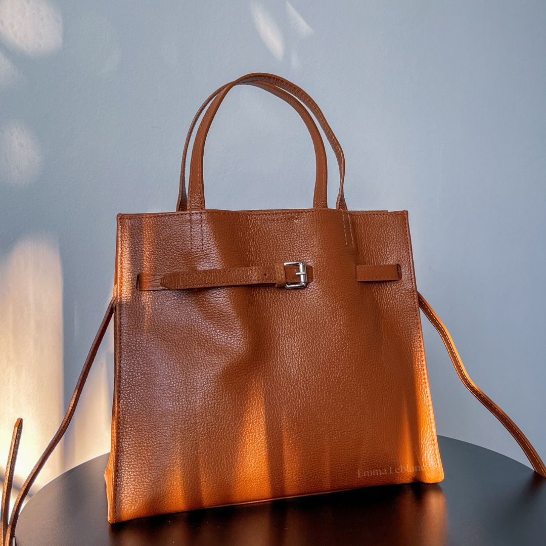 Genuine Leather Tote Bag – Milão