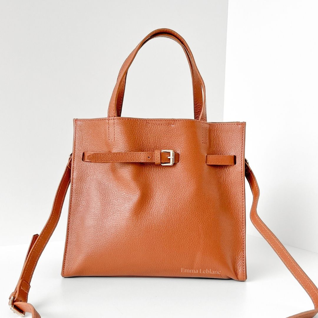 Genuine Leather Tote Bag – Milão