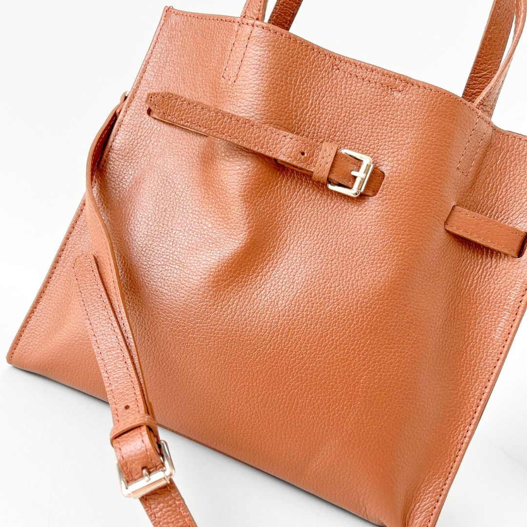 Genuine Leather Tote Bag – Milão
