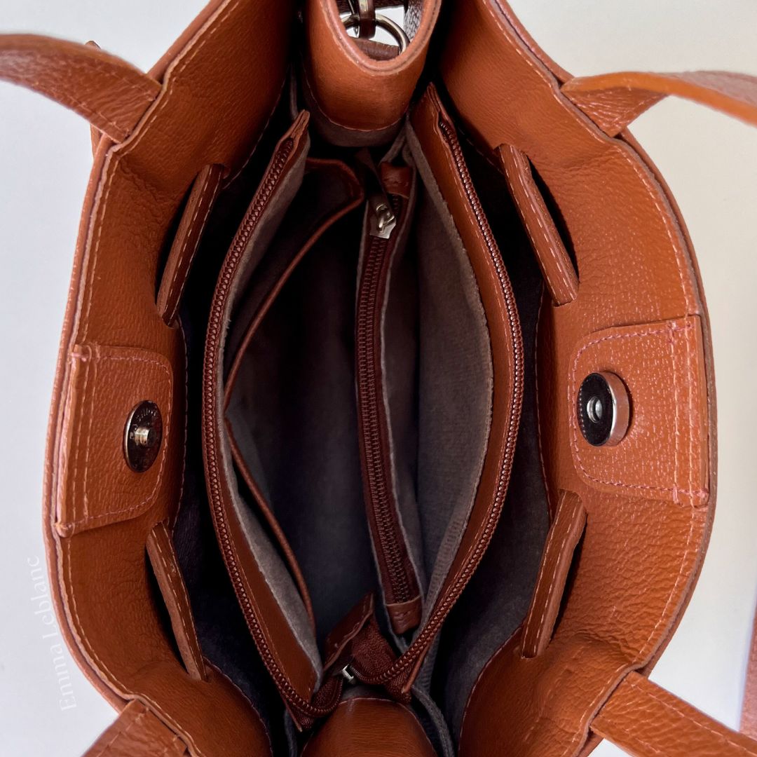 Genuine Leather Tote Bag – Milão