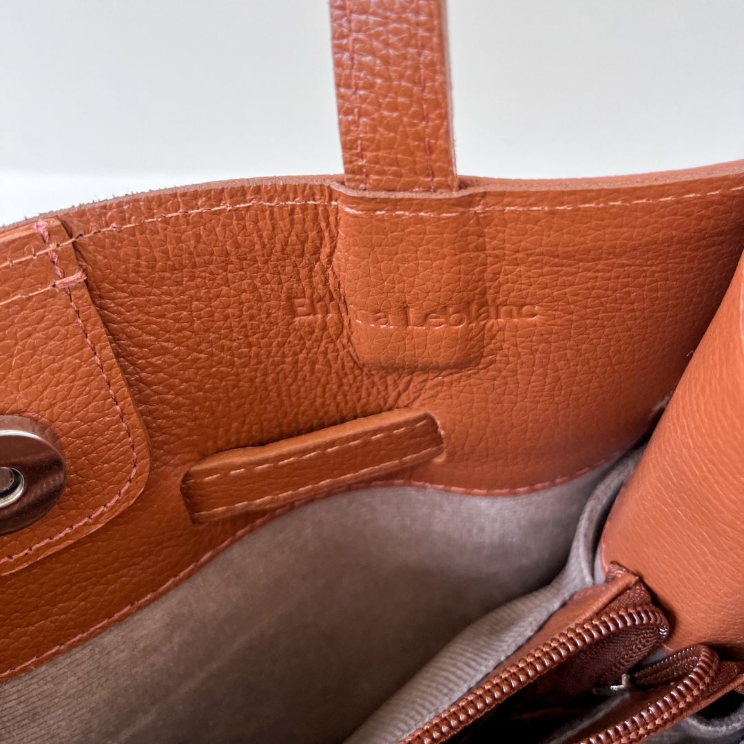 Genuine Leather Tote Bag – Milão