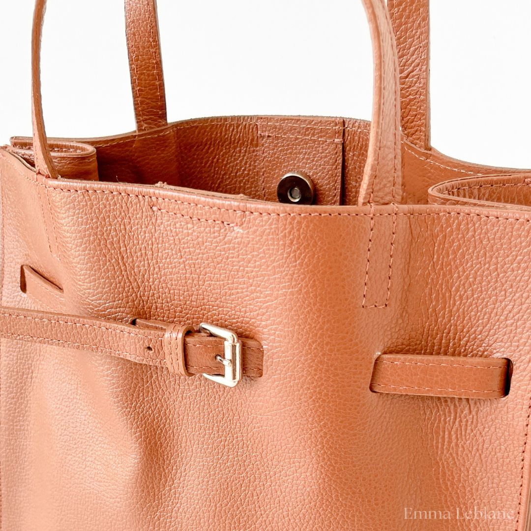 Genuine Leather Tote Bag – Milão