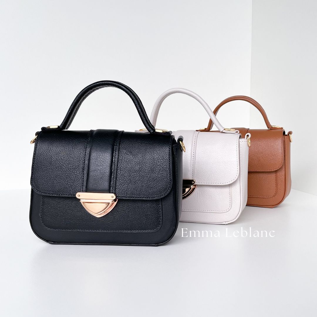 Genuine Leather Crossbody Bag – Sophie