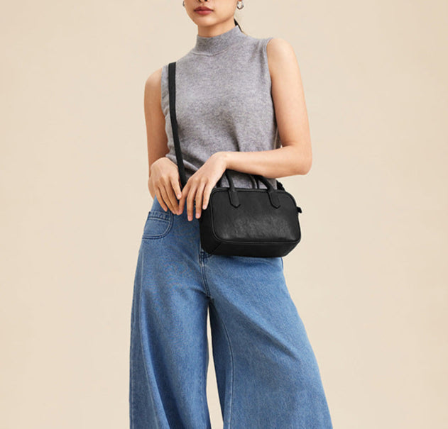 Genuine Leather Small Crossbody Bag – Ginny