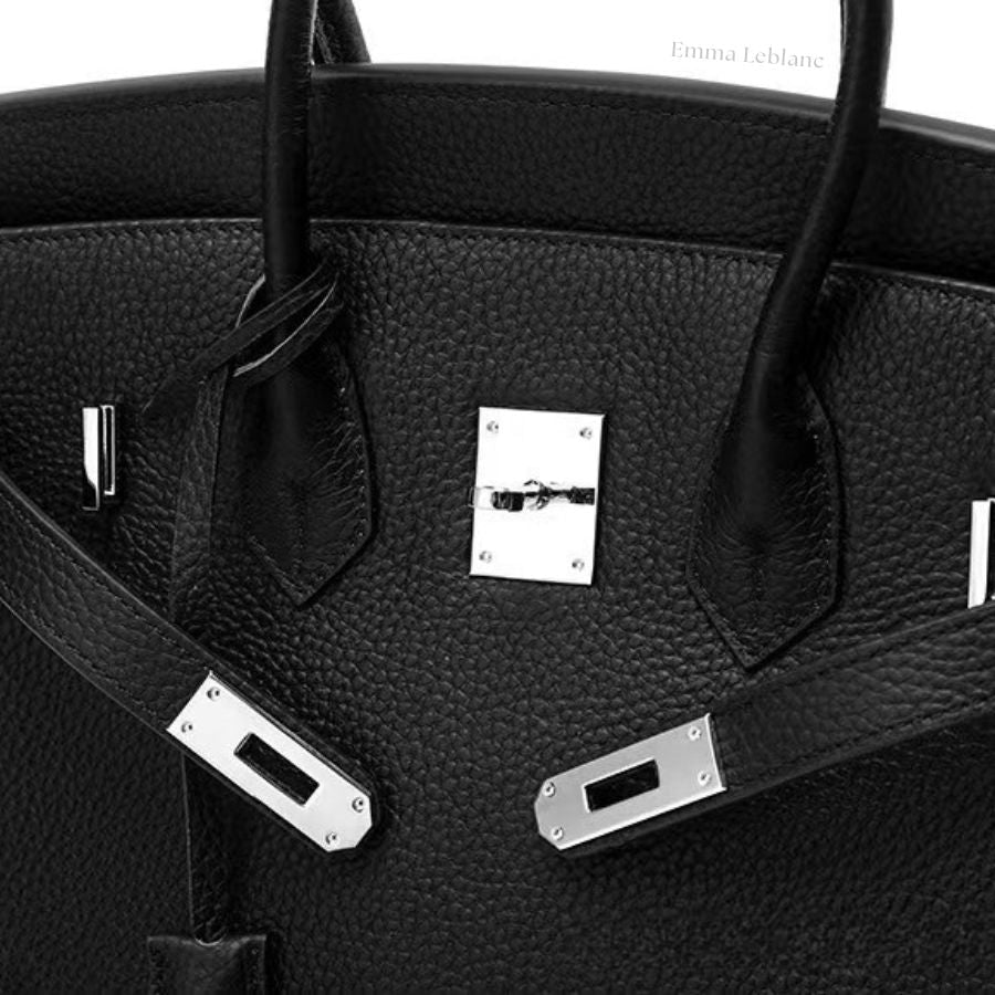 Genuine Leather Bag – Prata