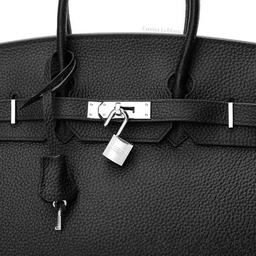 Genuine Leather Bag – Prata