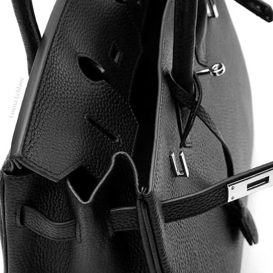 Genuine Leather Bag – Prata