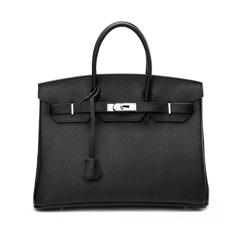 Genuine Leather Bag – Prata