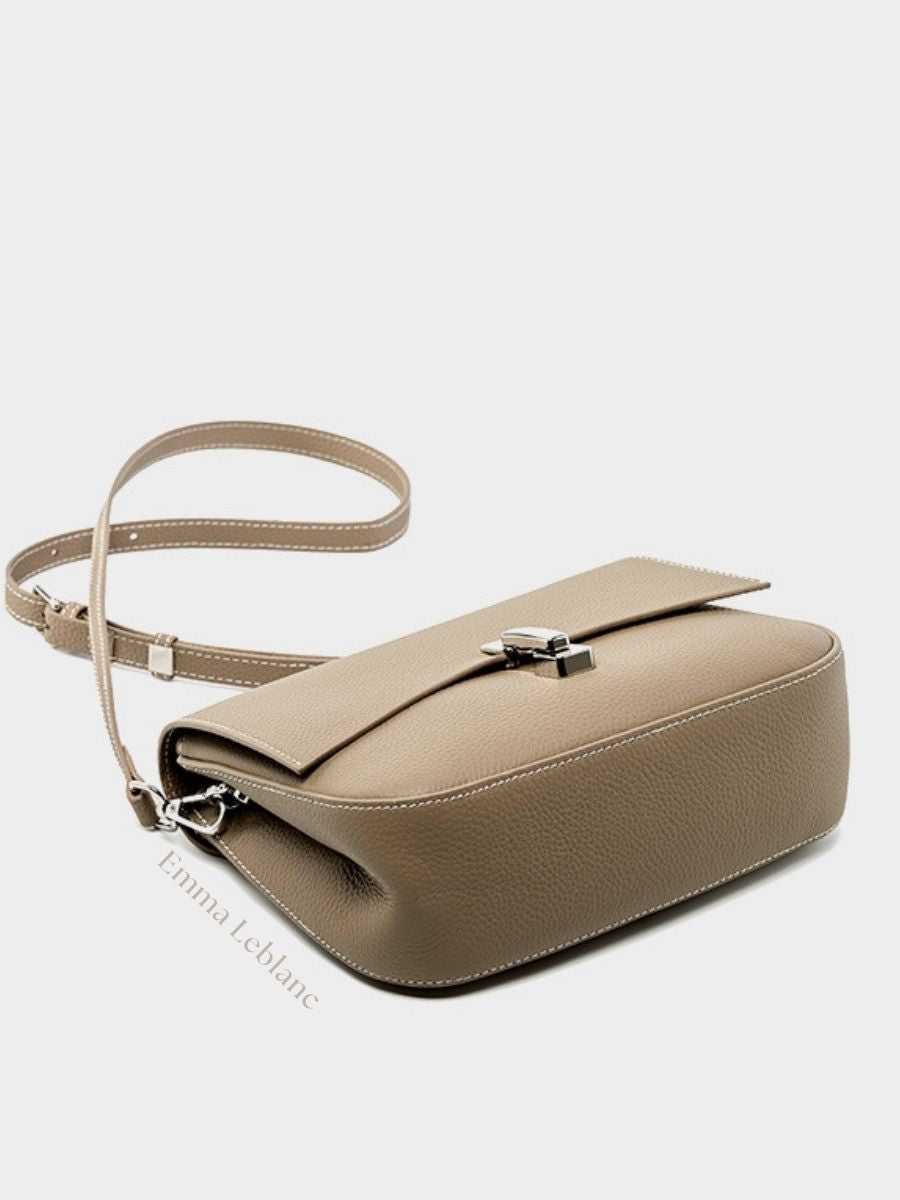 Genuine Leather Crossbody Bag – Munique