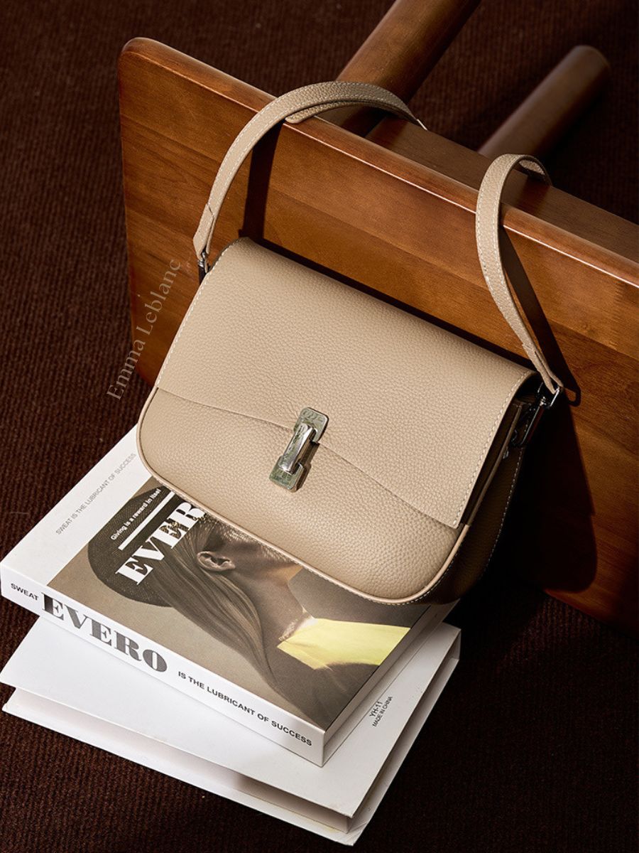 Genuine Leather Crossbody Bag – Munique