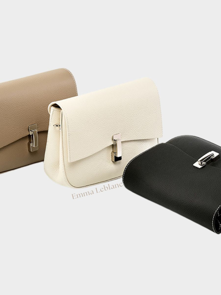 Genuine Leather Crossbody Bag – Munique