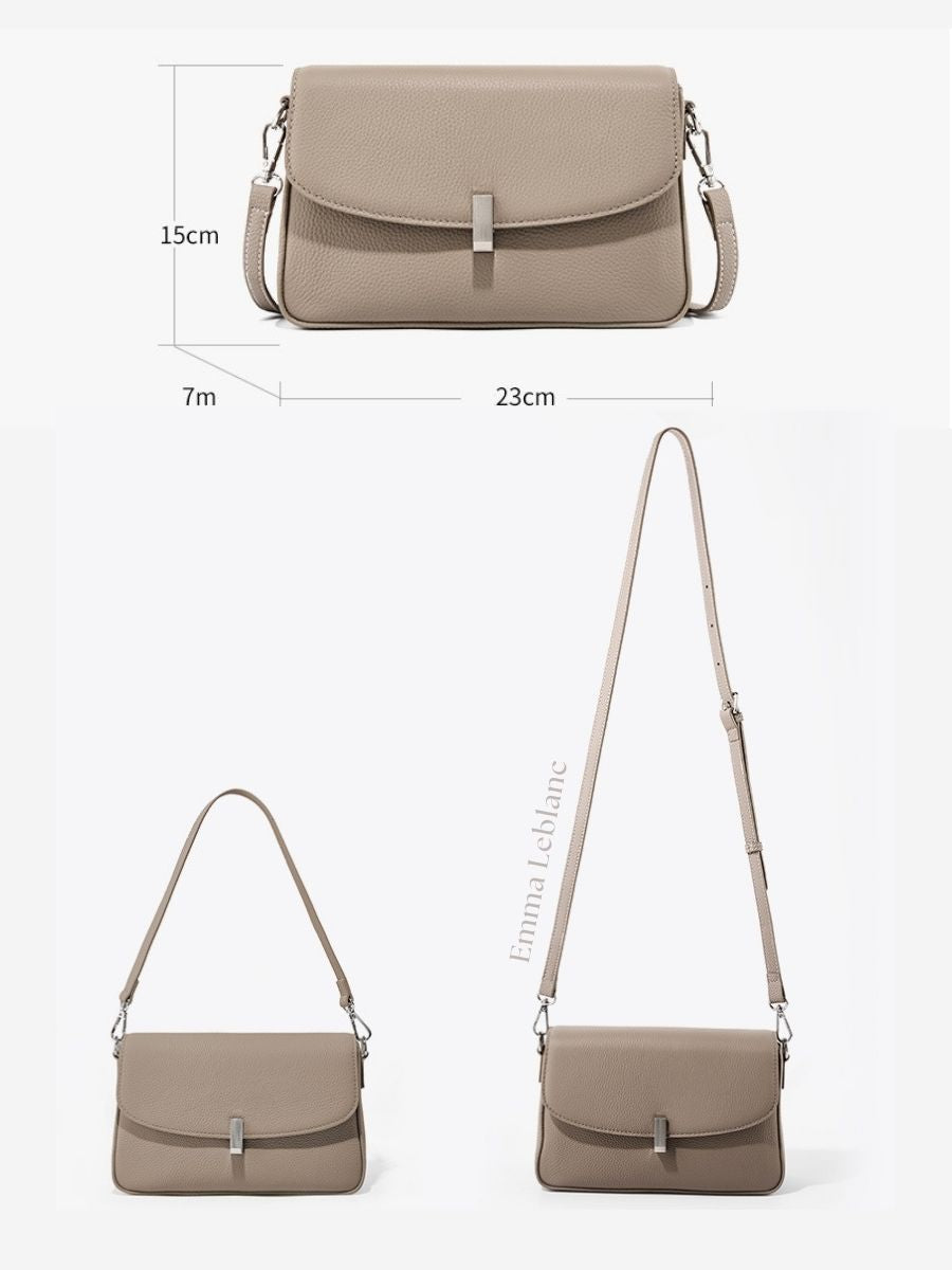 Genuine Leather Small Crossbody Bag – Oslo