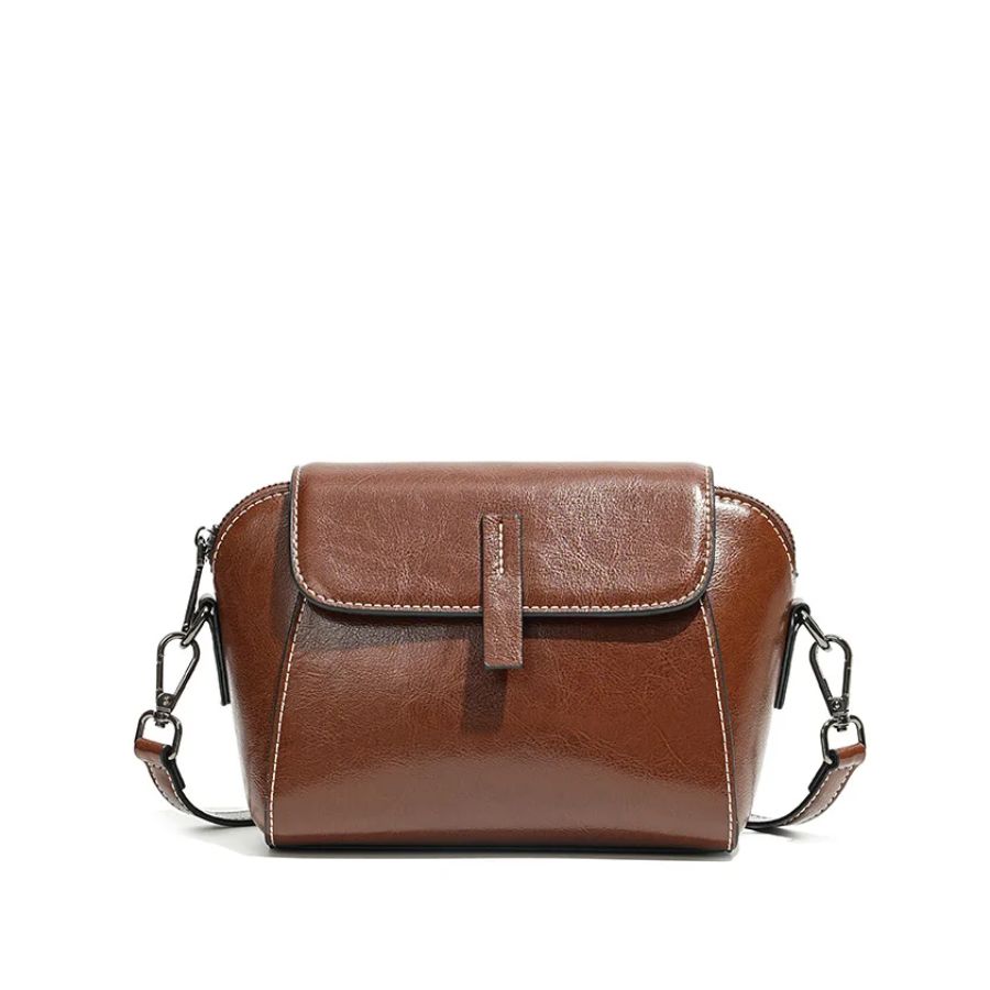 Genuine Leather Small Crossbody Bag – Daisy