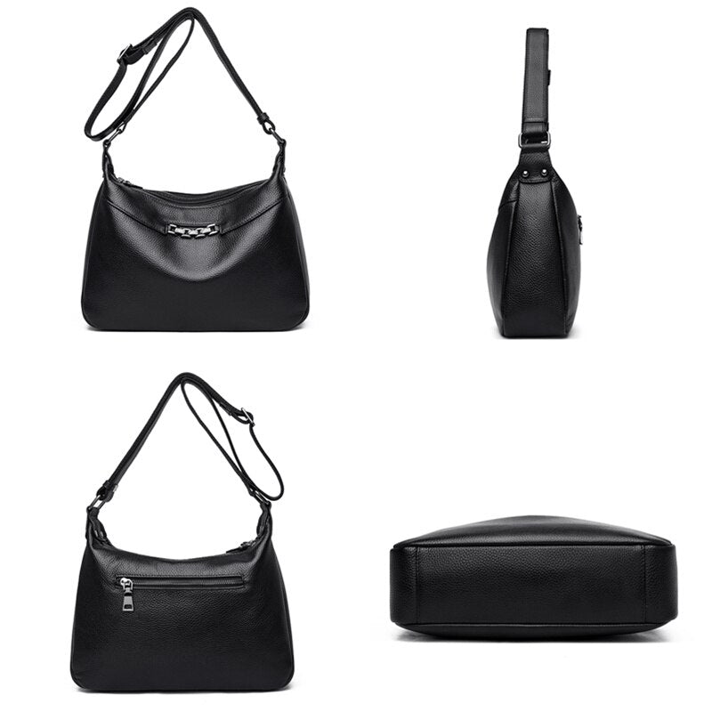 Genuine Leather Small Crossbody Bag – Helena