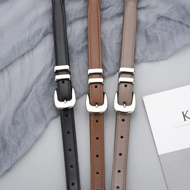 Genuine Leather Small Belt – Amabile