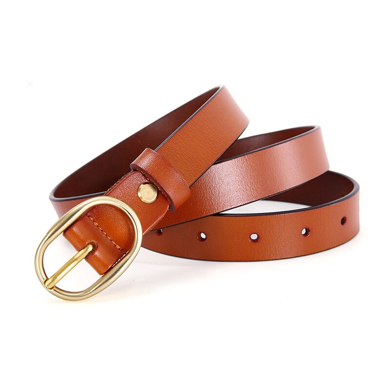 Genuine Leather Belt – Scarlet