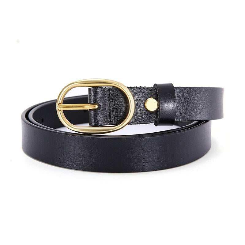 Genuine Leather Belt – Scarlet
