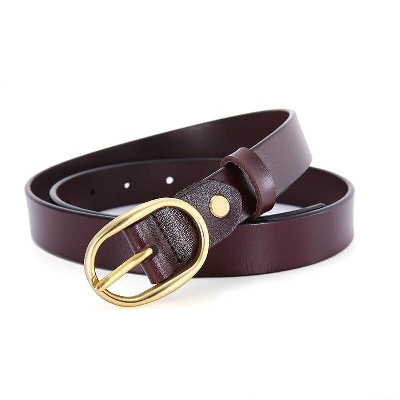 Genuine Leather Belt – Scarlet