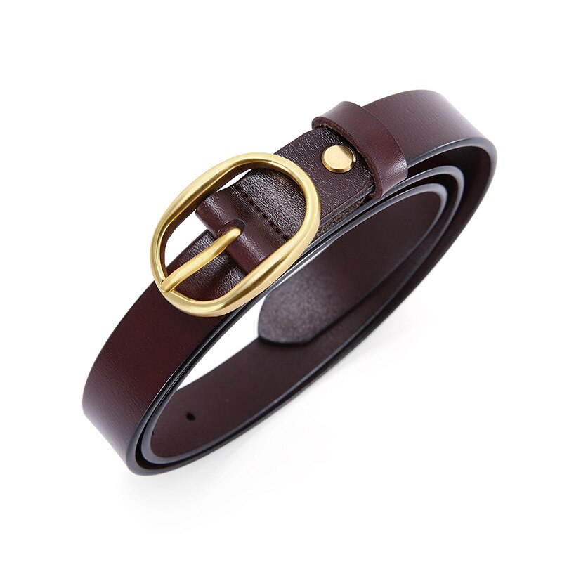 Genuine Leather Belt – Scarlet