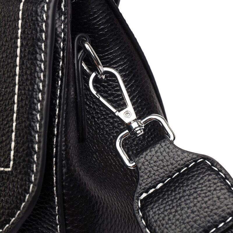 Genuine Leather Small Crossbody Bag – Naomi