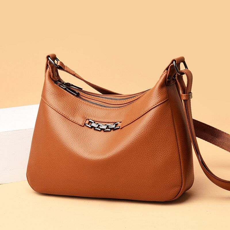 Genuine Leather Small Crossbody Bag – Helena