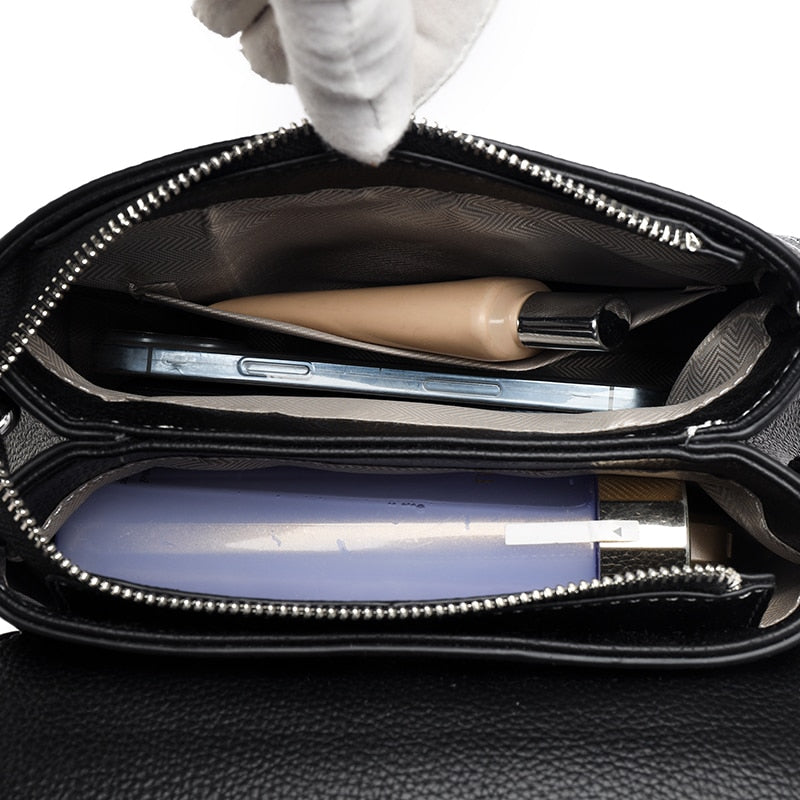 Genuine Leather Small Crossbody Bag – Naomi