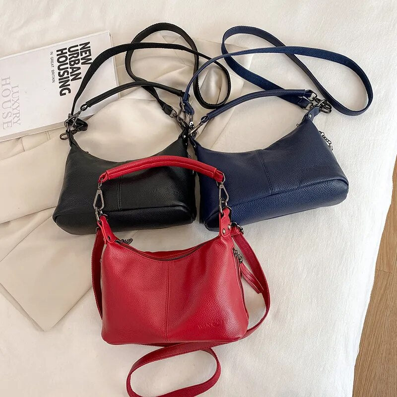 Genuine Leather Shoulder Bag – Marcela