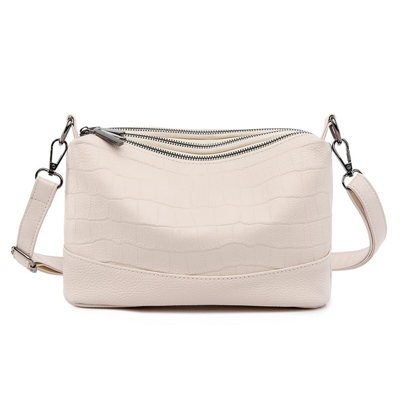 Genuine Leather Small Crossbody Bag – Lexi