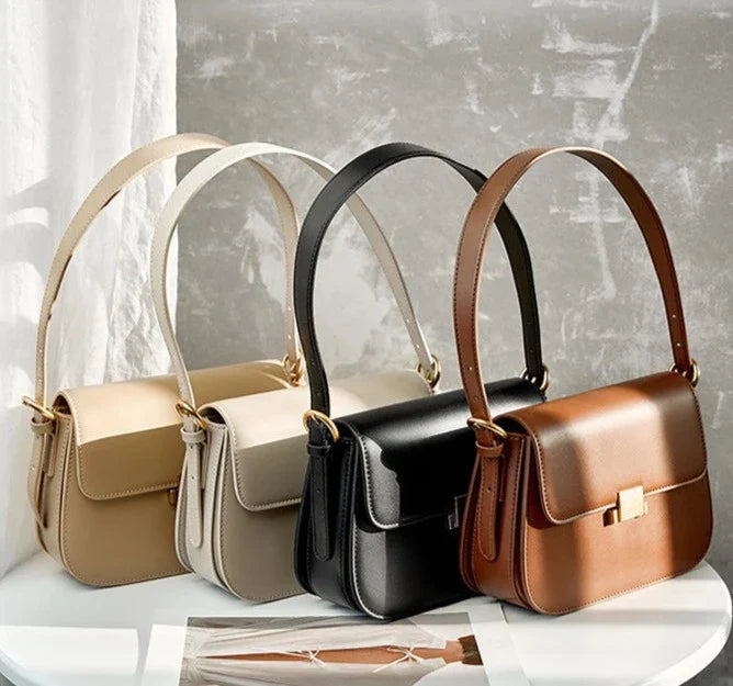 Genuine Leather Crossbody Bag – Camille