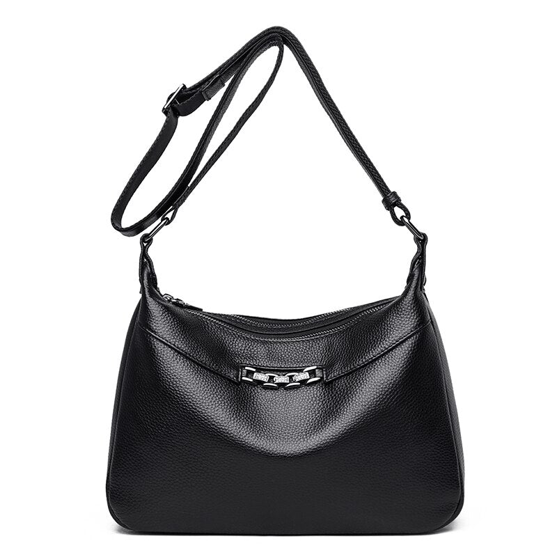 Genuine Leather Small Crossbody Bag – Helena