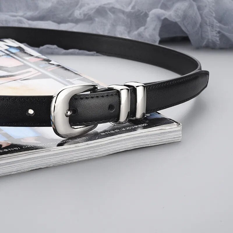 Genuine Leather Small Belt – Amabile