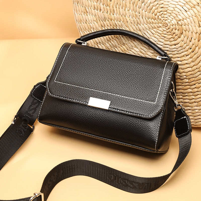 Genuine Leather Small Crossbody Bag – Naomi