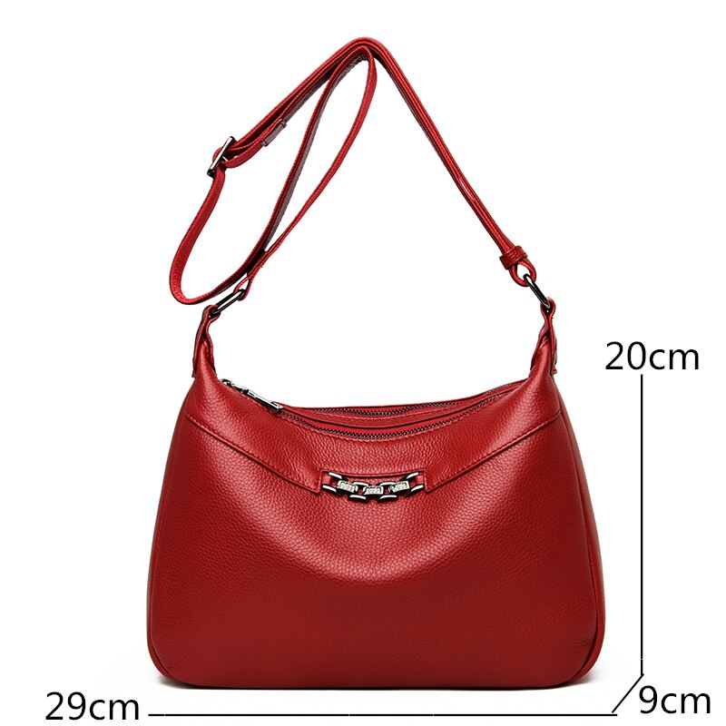 Genuine Leather Small Crossbody Bag – Helena