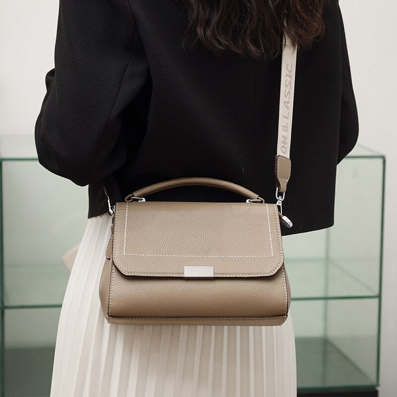 Genuine Leather Small Crossbody Bag – Naomi