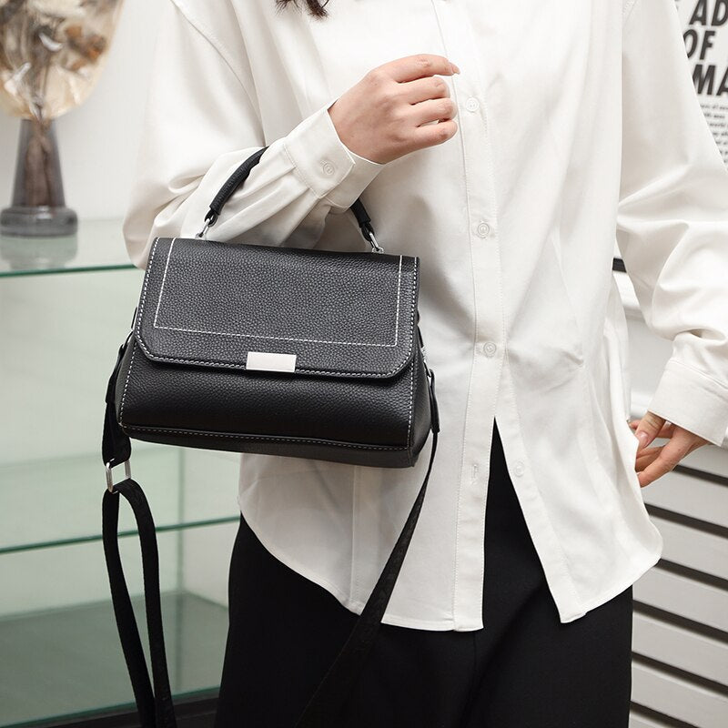 Genuine Leather Small Crossbody Bag – Naomi