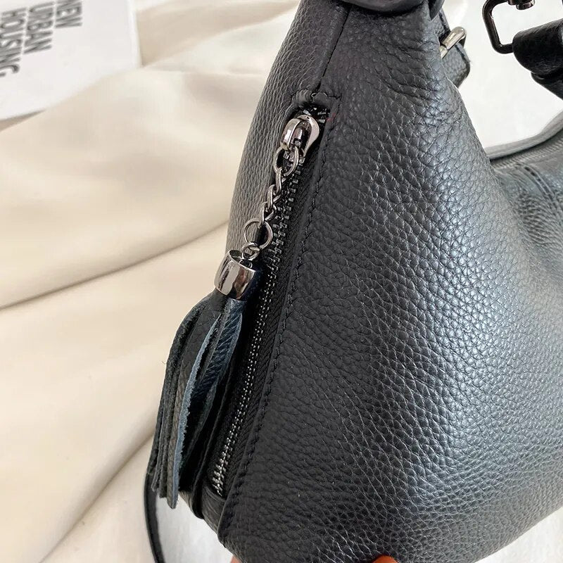 Genuine Leather Shoulder Bag – Marcela