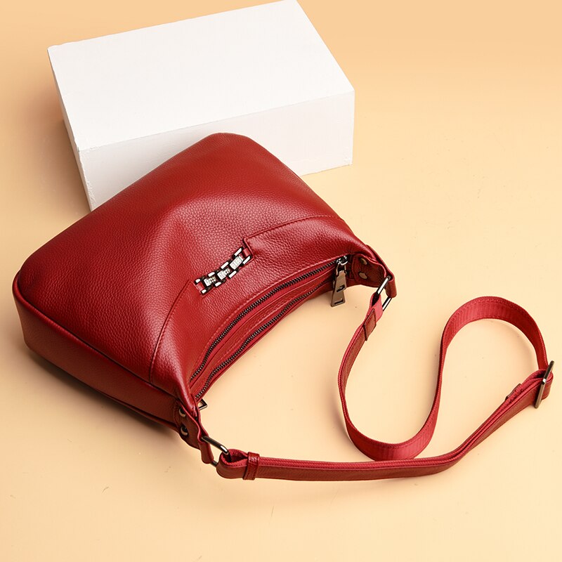 Genuine Leather Small Crossbody Bag – Helena