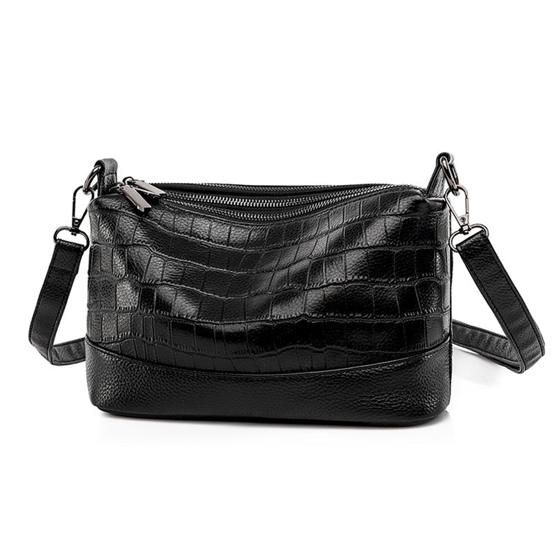 Genuine Leather Small Crossbody Bag – Lexi