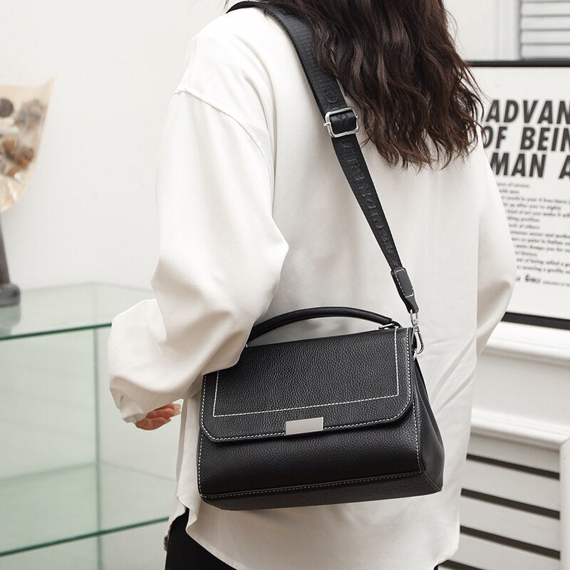 Genuine Leather Small Crossbody Bag – Naomi