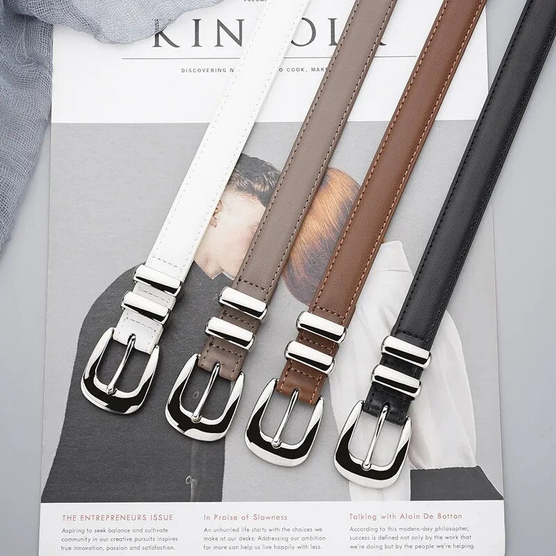 Genuine Leather Small Belt – Amabile