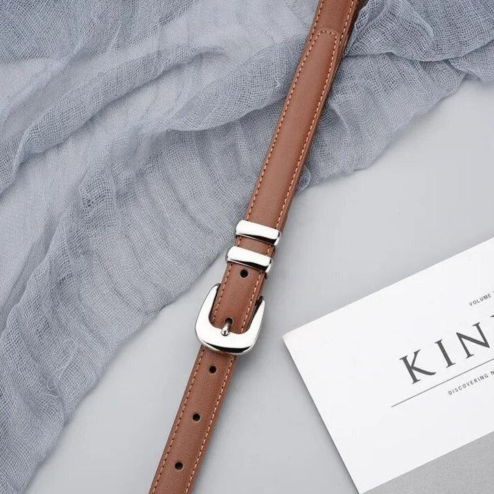 Genuine Leather Small Belt – Amabile