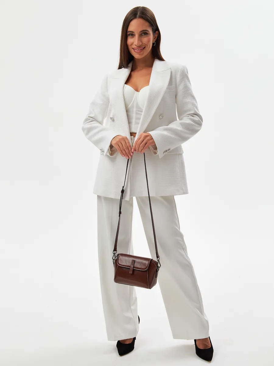 Genuine Leather Small Crossbody Bag – Daisy