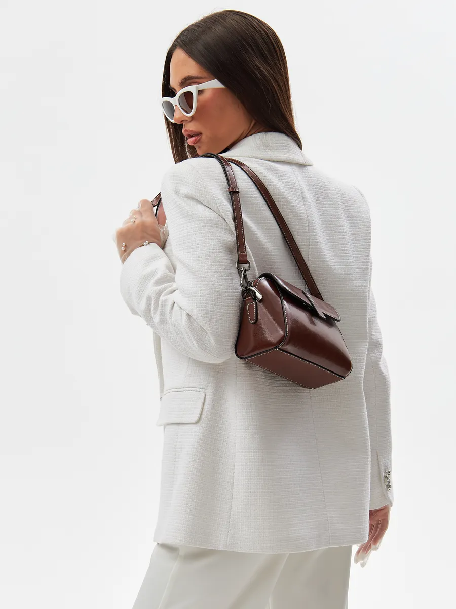 Genuine Leather Small Crossbody Bag – Daisy