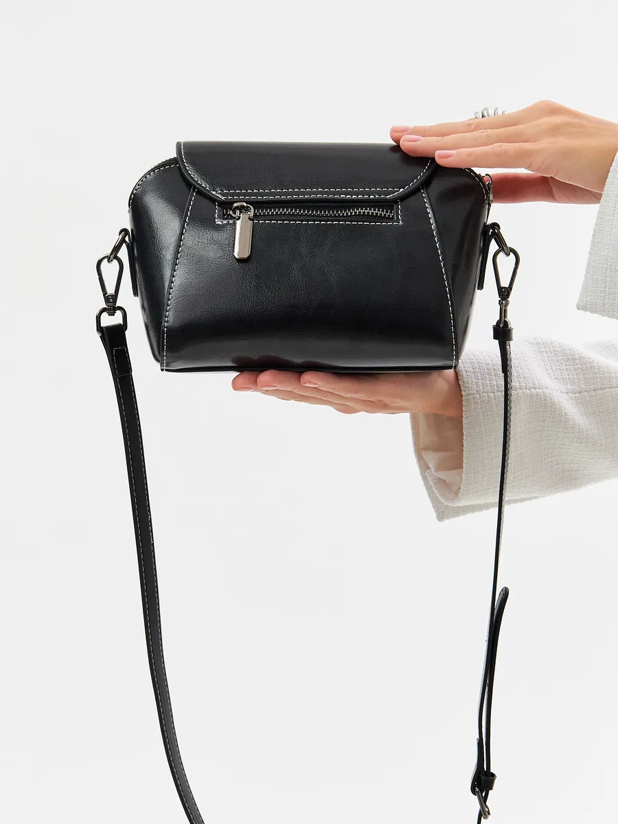 Genuine Leather Small Crossbody Bag – Daisy