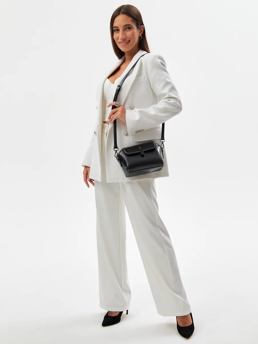 Genuine Leather Small Crossbody Bag – Daisy